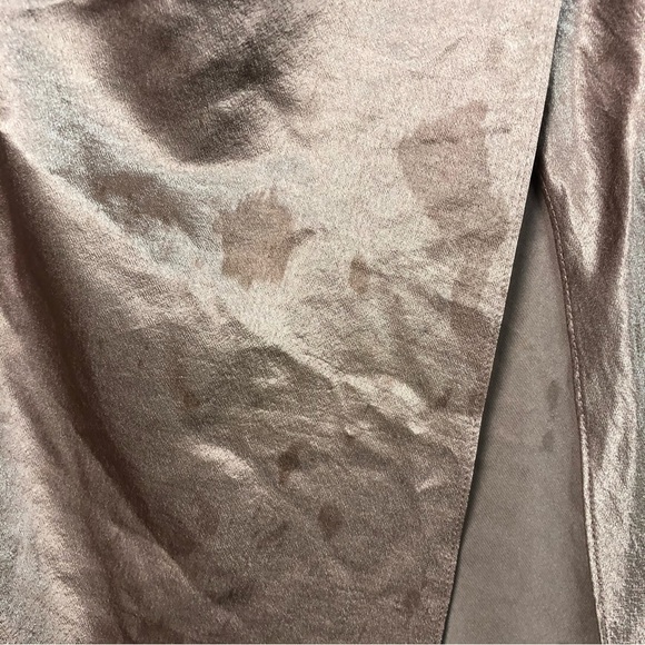 Selfie Leslie Mauve Pink Cowl Neck Midi Slip Dress S - Picture 4 of 4